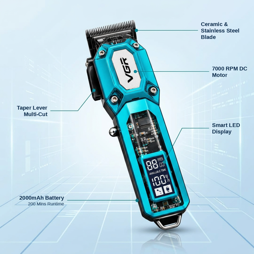 vgr-v600-professional-clipper-key-features-and-specifications-infographic